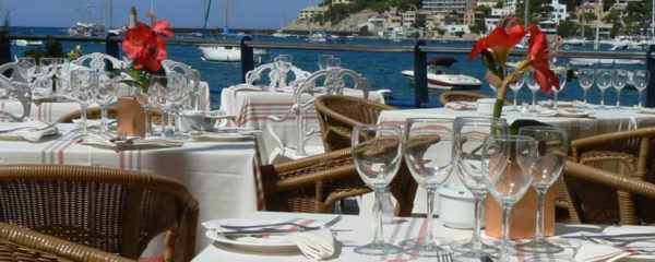 restaurant en bord de mer