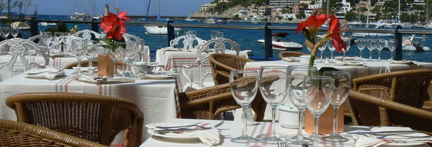 restaurant en bord de mer